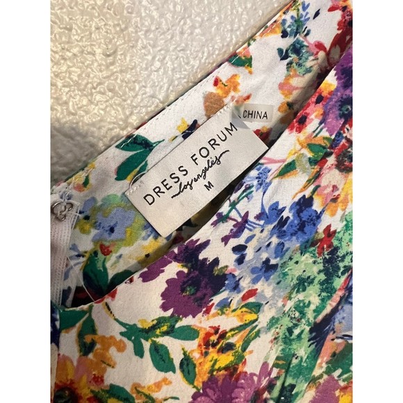 Dress Forum Floral Midi Dress - Multicolor - Picture 3 of 8